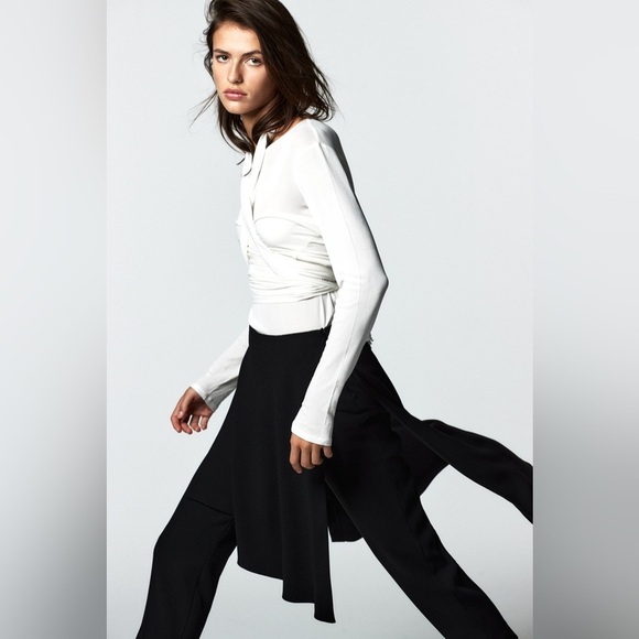 NWT Zara Flowy Pareo Pants Size M 9190/878 - Picture 3 of 11